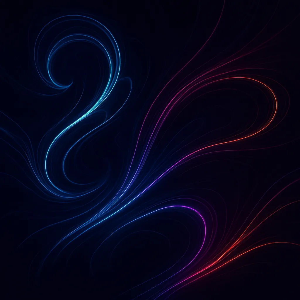 Neural conversation patterns abstract illustration